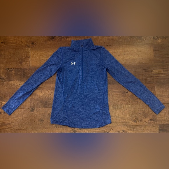 Under Armour tech 1/2 half zip pullover women XS extra small loose fit heat gear - Picture 2 of 7